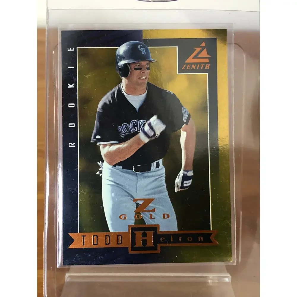 1998 Zenith Z-Gold #89 Todd Helton RC 60/100 PSA 8 Colorado Rockies - Pop 2